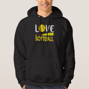 Moletom Gráfico De Softball Para Meninas Adolescentes