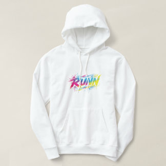 Moletom gráfico de streetwear com respingos de tin