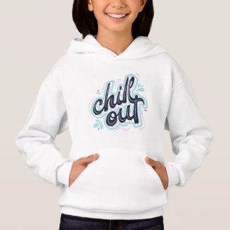 Moletom Gráfico Feminino Tipografia Retro Chill Ou