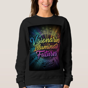 Moletom Gráfico S "Visionários Iluminados Futuros" feminin