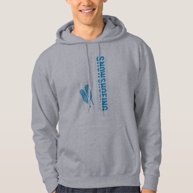 Moletom Gráficos de Bandeira para Snowshoeing (Frente)