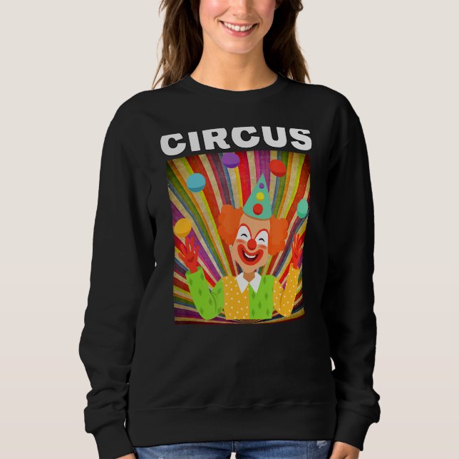 Moletom Gráficos De Palhaço De Circo Para Partido De Circo (Frente)