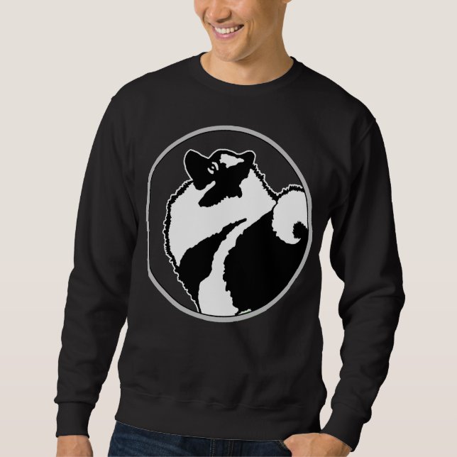 Moletom Gráficos Keeshond - Arte de Cachorro Original (Frente)