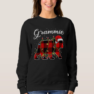 Moletom Grammie Bear, Red Buffalo Xadrez Vovó Bear Paja