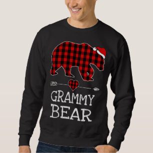 Moletom Grammy Bear Buffalo Xadrez Papais noeis Seta Fa De