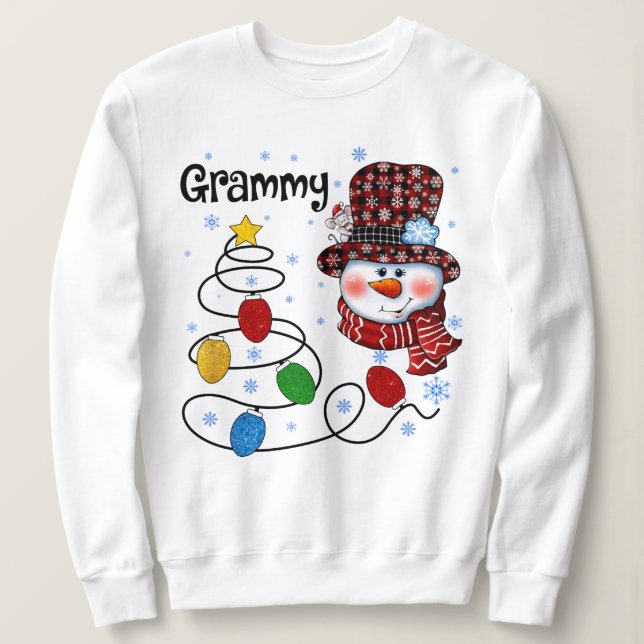 Moletom Grammy Natal (Frente do Design)