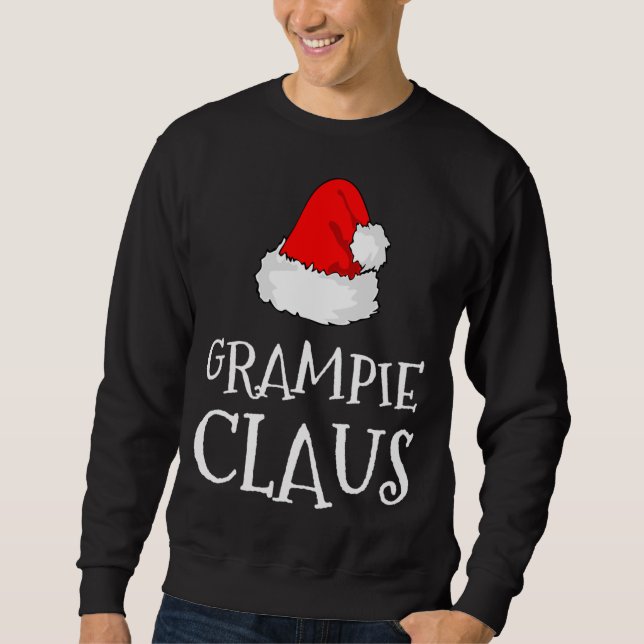 Moletom Grampie Claus Christmas Hat Family Matando Pajama (Frente)