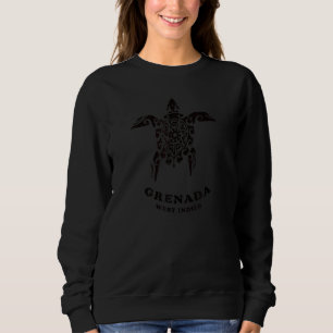 Moletom Granada Ocidental Indies Vintage Tribal Sea Turtle