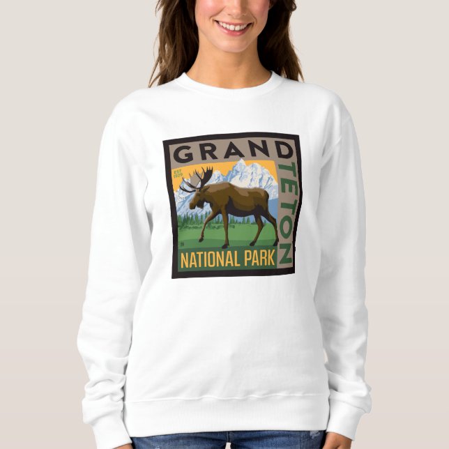 Moletom Grand Teton National Park Moose (Frente)