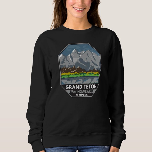 Moletom Grand Teton National Park Wyoming Vintage (Frente)