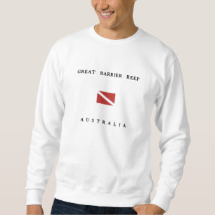 Moletom Grande bandeira do mergulho do mergulhador de