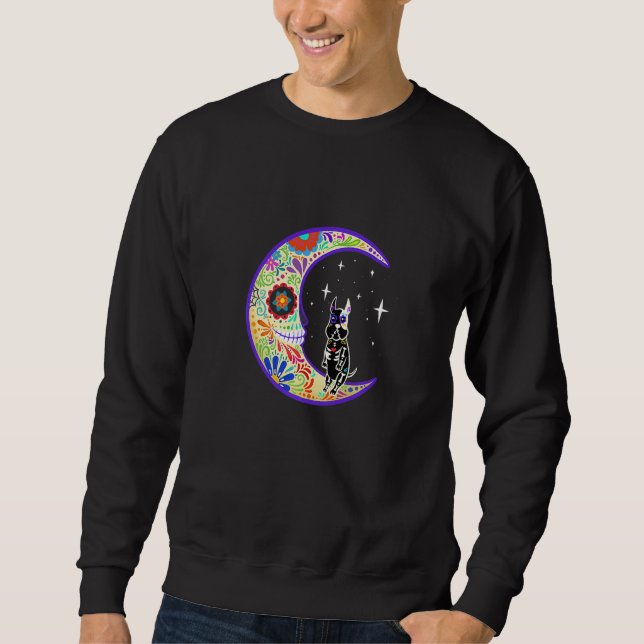 Moletom Grande Dano Dia De Los Muertos Esqueleto   (Frente)