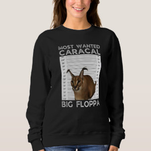 Moletom Grande Floppa Procurado Meme de Gato Caracal