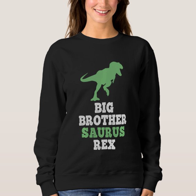 Moletom Grande Irmão Surus Rex Funny Dinossaur Natal (Frente)