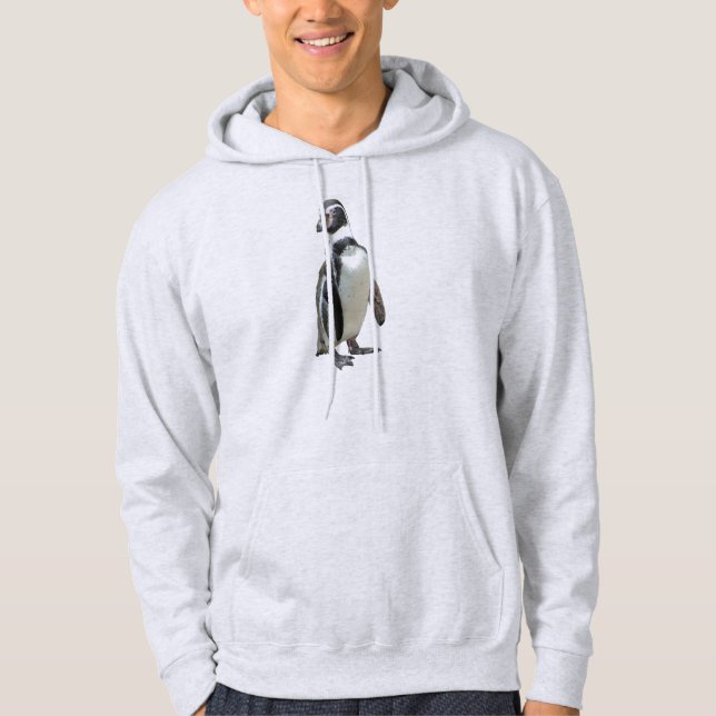 Moletom Grande Pinguim Olhando para Trás (Frente)