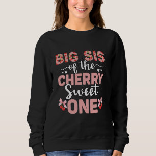 Moletom Grande Sis Da Cherry Sweet One primeiro aniversari