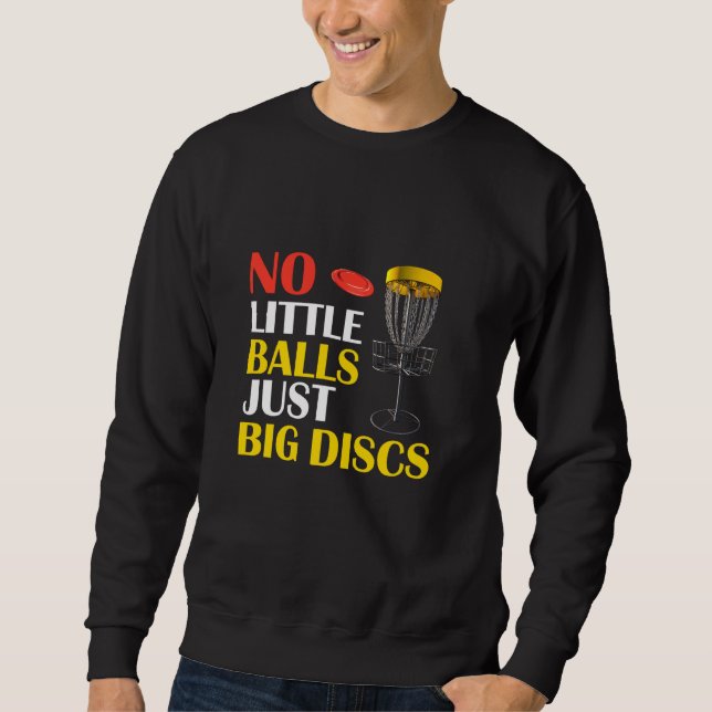 Moletom Grandes Discos Sem Pequenas Bolas Engraçado Golf d (Frente)