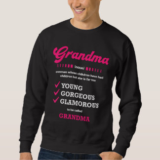 Moletom Grandma Cute Mother s Day Mother Grandma Matching