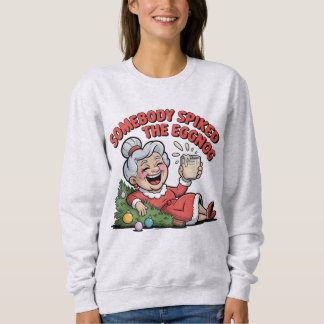 MOLETOM GRANDMA DRINKING EGGNOG 
