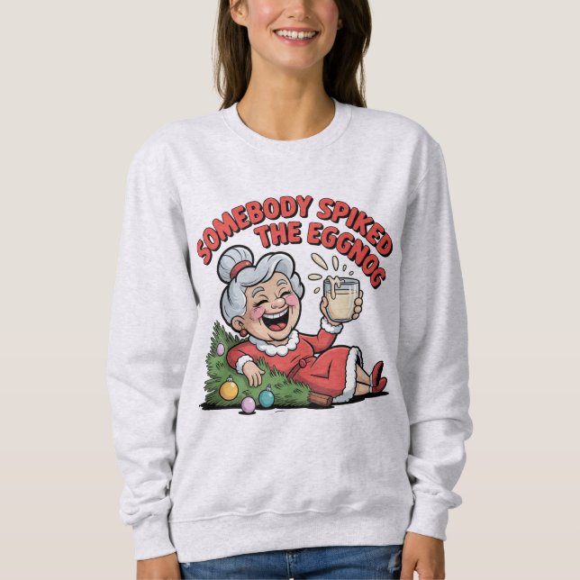 MOLETOM GRANDMA DRINKING EGGNOG  (Frente)