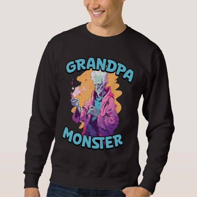 Moletom Grandpa Halloween Costume Spooky Grandfather Trick (Frente)
