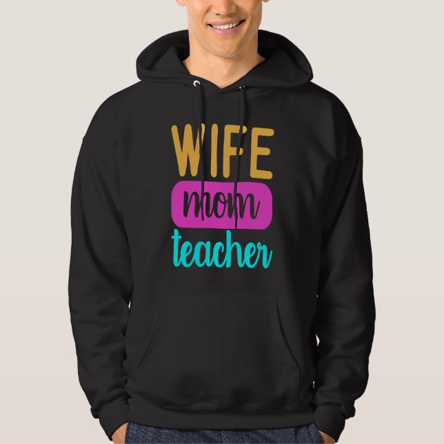 Moletom Graphic for Mama Homeschool Wife Mom Teacher (Frente)