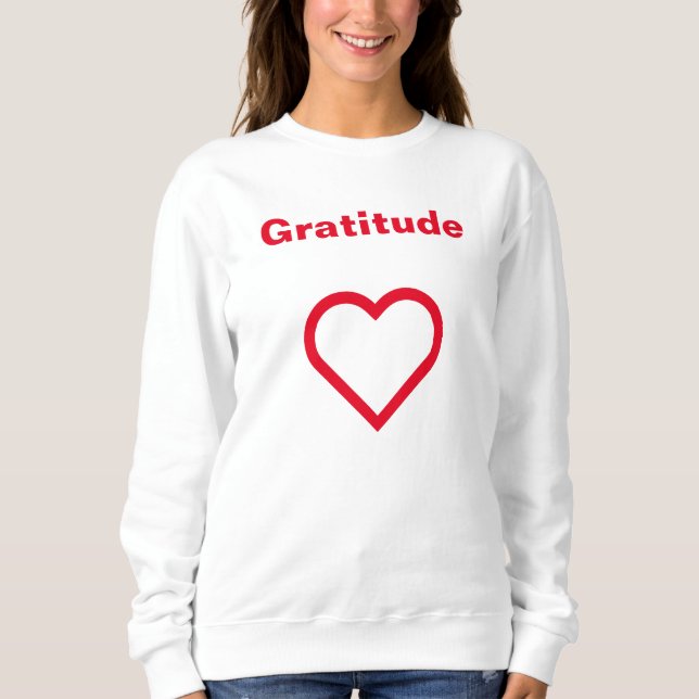 Moletom gratitude (Frente)