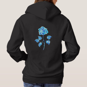 Moletom Gravação de Rosa Azul