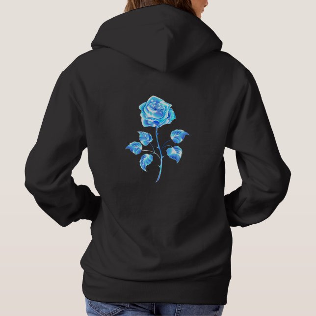 Moletom Gravação de Rosa Azul (Verso)