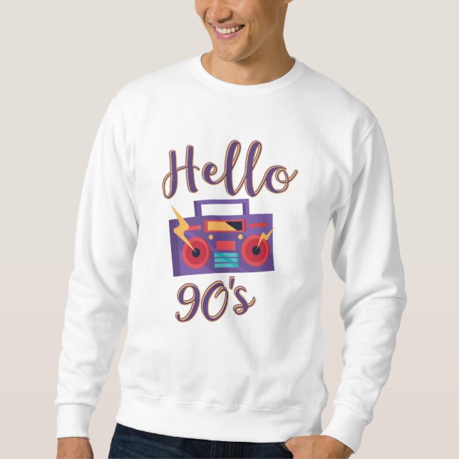 Moletom Gravador de rádio dos anos 90 (Frente)
