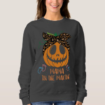 Gravidez revela, abóbora assustadora no Dia das Br