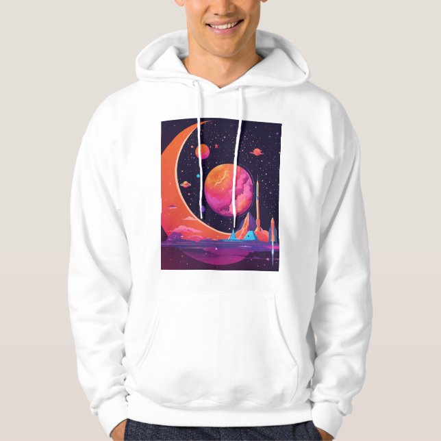 Moletom Gravity & Magnetism in Space – Futuristic hoodies (Frente)