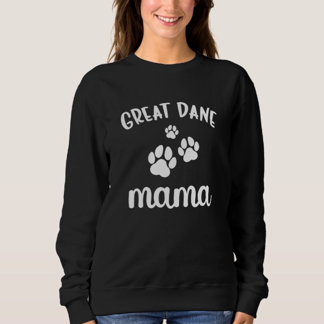 Moletom Great Dane Mama Cute Dog (Frente)