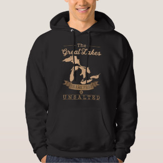 Moletom great lakes shark free unsalted michigan gift