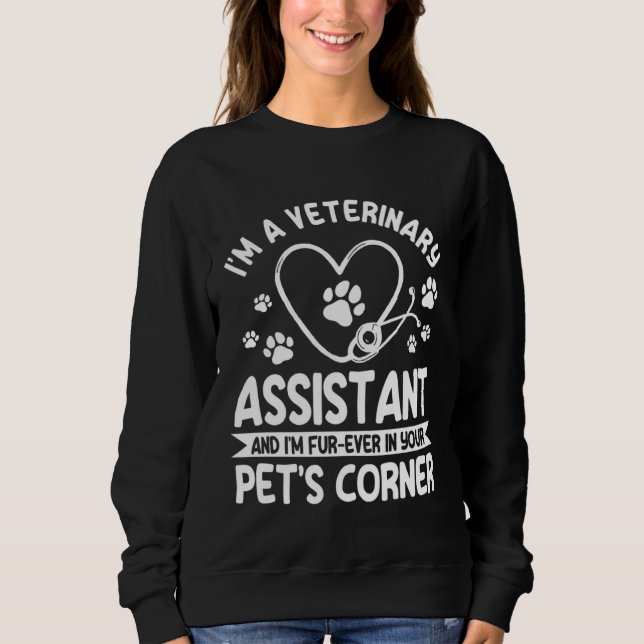 Moletom Great Veterinary Assistant Saying Animal Caretaker (Frente)