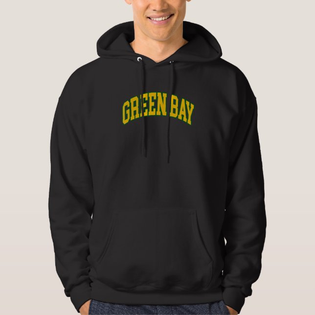 Moletom Green Bay Wisconsin Throwback Classic (Frente)