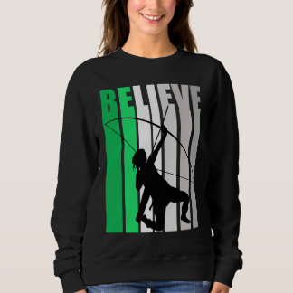 Moletom Green Believe Motivating Girls Archery Retro Graph