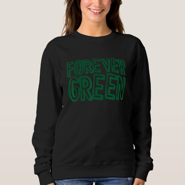 Moletom Green Planet Forever Green Renewable Energy Enviro (Frente)