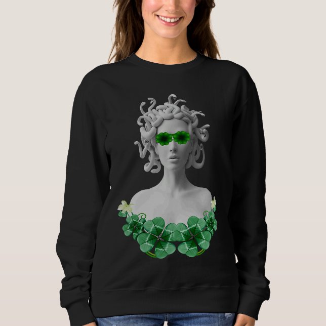 Moletom Green Saint Patricks Day Medusa (Frente)