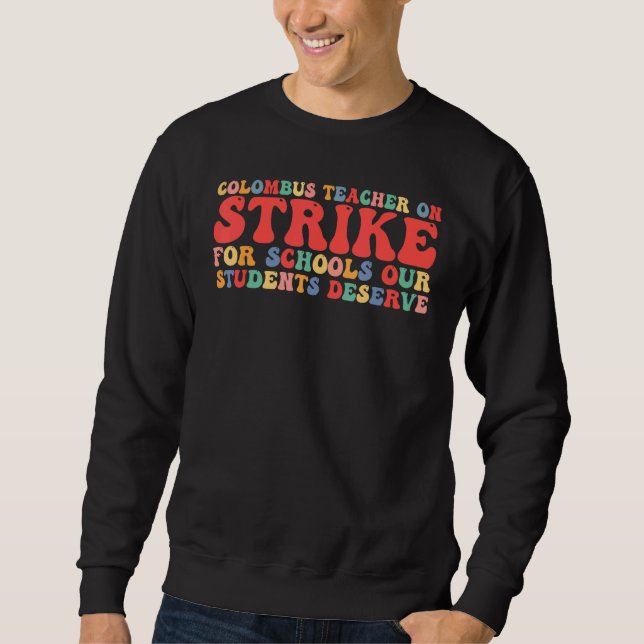 Moletom Greve de Professores OH Professor Columbus Ohio Es (Frente)