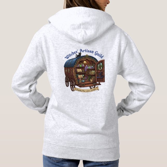 Moletom Grey Hoodie, Witches Artisan Guild (Verso)