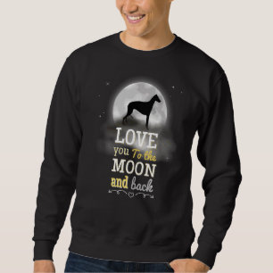 Moletom Greyhound Windhound Love To Moon