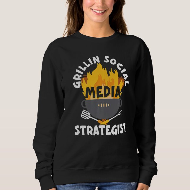 Moletom Grillin Social Media Strategy Job M (Frente)