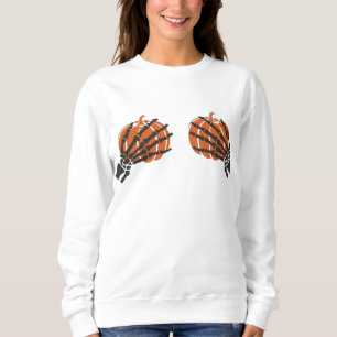 Moletom Grim Grasp Pumpkin Twins Mulheres