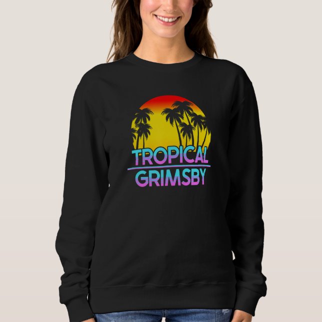 Moletom Grimsby Uk Funny British Weather (Frente)