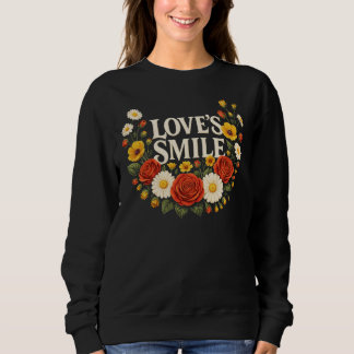 Moletom Grinalda Floral do Sorriso do Amor