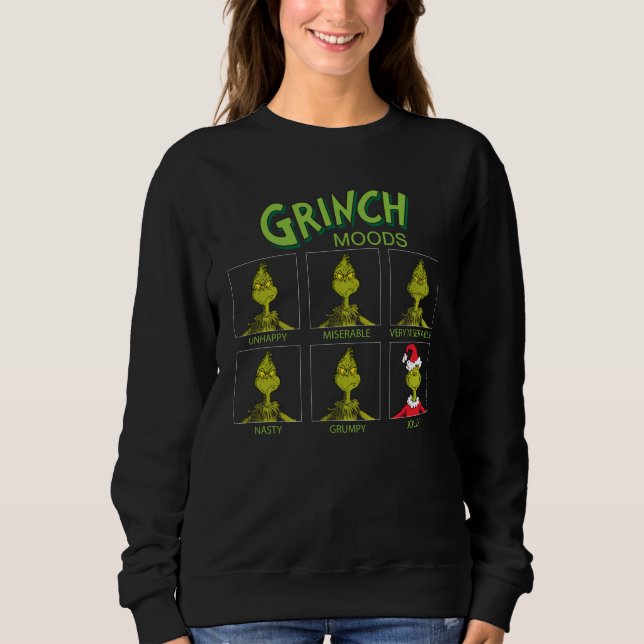 Moletom Grinch | Gráfico de Humores Edição de Natal (Frente)