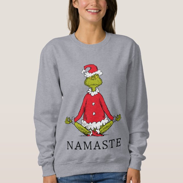 Moletom Grinch | Namaste Papai Noel (Frente)
