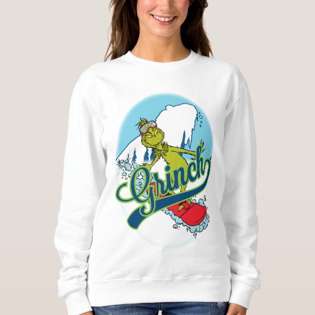Moletom Grinch Snowboarding (Frente)