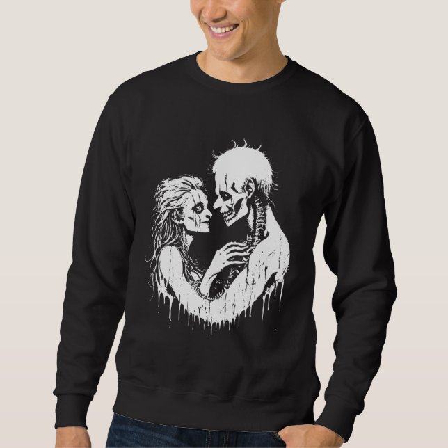 Moletom Grindcore Occult Horror Couple Death Metal Thrash  (Frente)